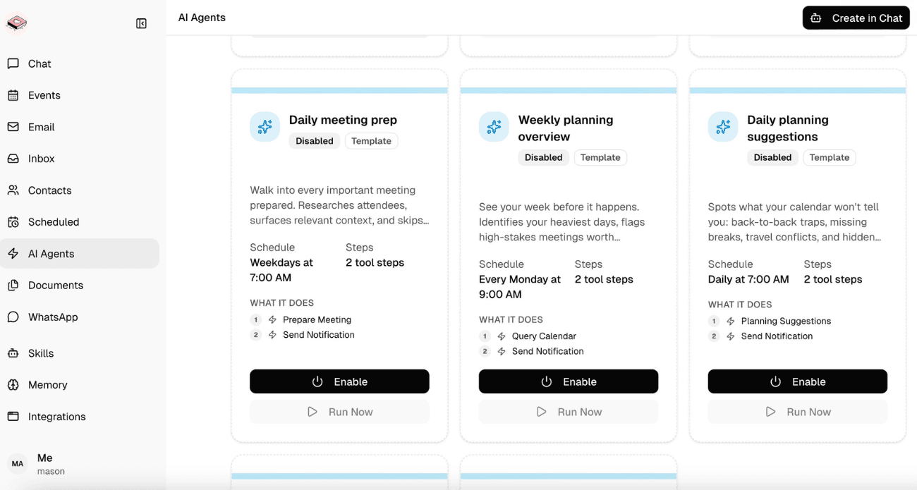 Automatic Meeting & Interaction Preparation