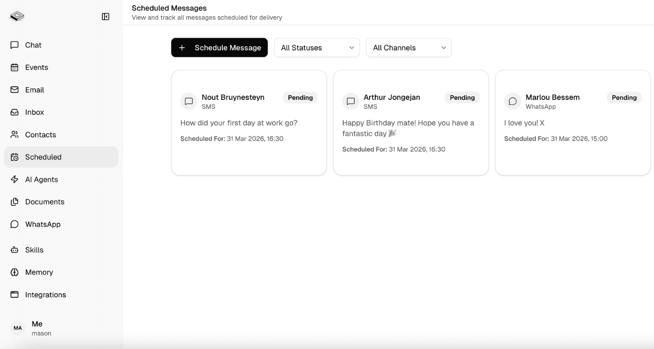 Smart Follow-Up & Reconnection Suggestions